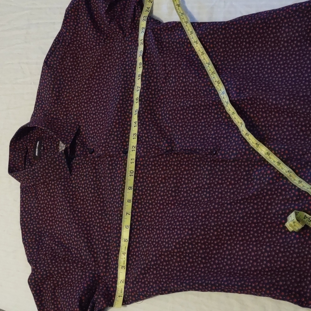 Jared Lang patterned button down size XL